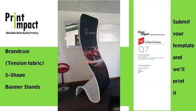 Brandcusi S-Shape Banner Stand photo 4