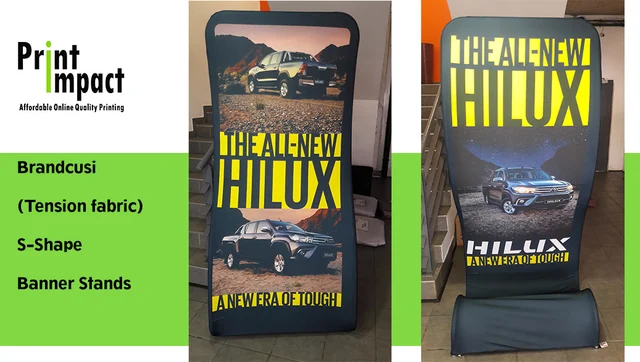 Brandcusi S-Shape Banner Stand photo 2
