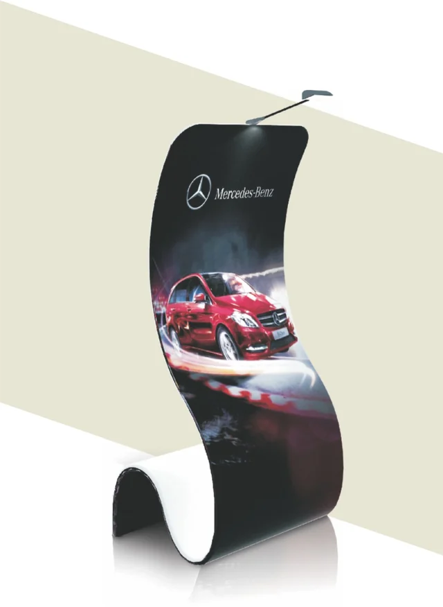 Brandcusi S-Shape Banner Stand photo 1