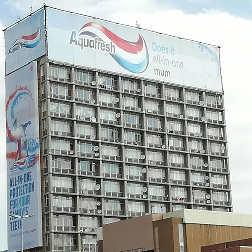 Building Wraps and Large Billboard Signs