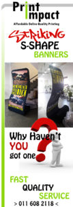 S-Shape Banners and Banner Stands